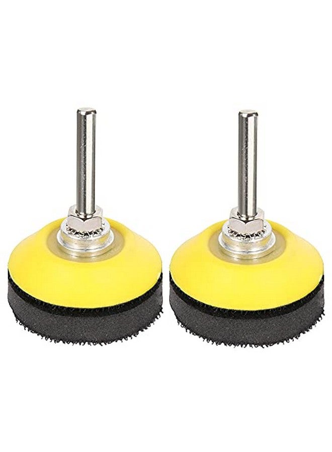 Yakamoz Yakamoz 2 Set 2-Inch Hook and Loop Sanding Backing Pad with Soft Foam Layer Buffering Pad for Drill Air Die Grinder Sander Rotary Tool, 1/4" Shank Adapter Included  - Image 2