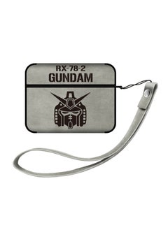 Luffy Reward Order Applies To Airpods4 For Apple Bluetooth Wireless Earphone Set 1/2/3 Generation Pro2 Leather Cartoon-Color:Gundam Headphone Set + Lanyard-Applicable Model:Airpods Pro2