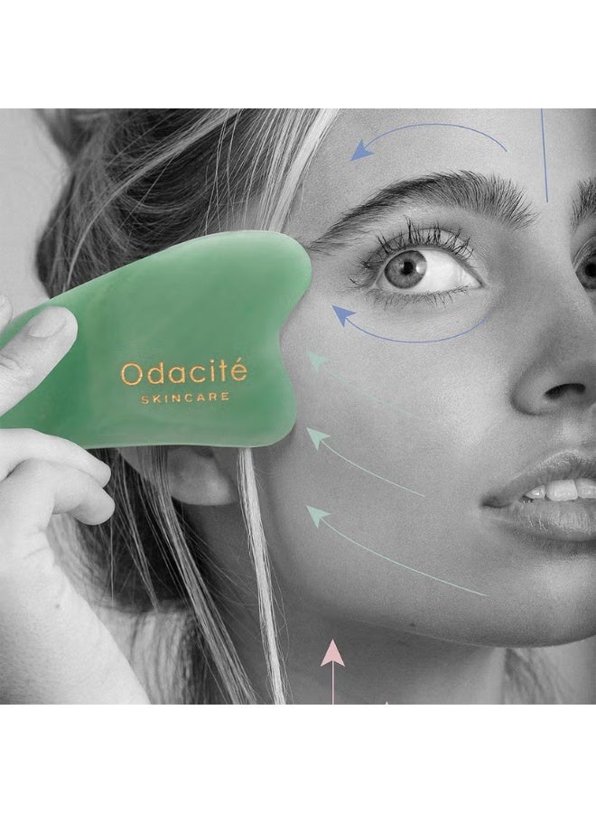 Odacite Odacité Crystal Contour Gua Sha - Green Aventurine - Image 3