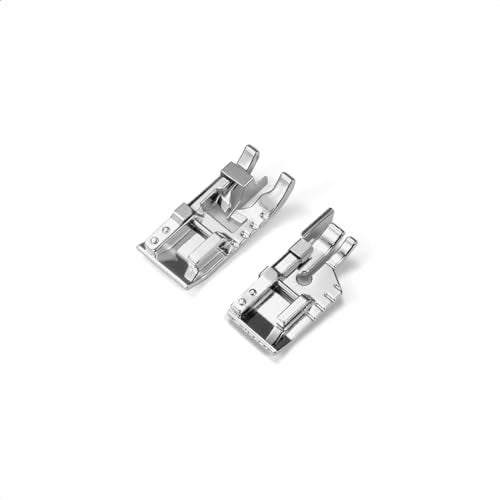 FIKLOTA 2-Piece Stitch in Ditch Foot and 1/4''(Quarter Inch) Quilting Patchwork Presser Foot with Edge Guide Set for Low Shank Snap-On Singer, Brother, Janome, Juki, New Home, and More Sewing Machines - Image 2
