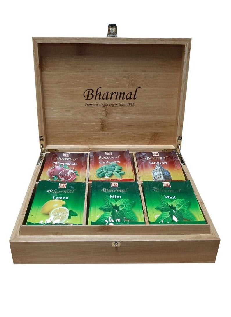 BHARMAL - Bharmal Wooden box gift set - Gift set 60 foil envelopes - Image 1