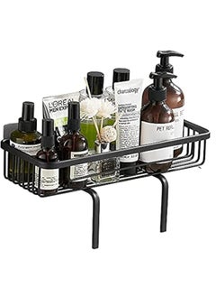 Hihonor Bathroom Over The Toilet Shelf, Bathroom Storage Organizer Toilet Shelves for organizing Paper Towels Shampoo, Black  - Image 3
