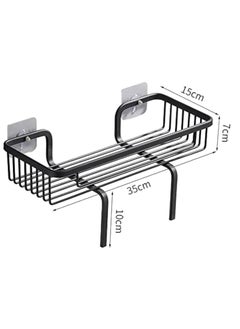 Hihonor Bathroom Over The Toilet Shelf, Bathroom Storage Organizer Toilet Shelves for organizing Paper Towels Shampoo, Black  - Image 5