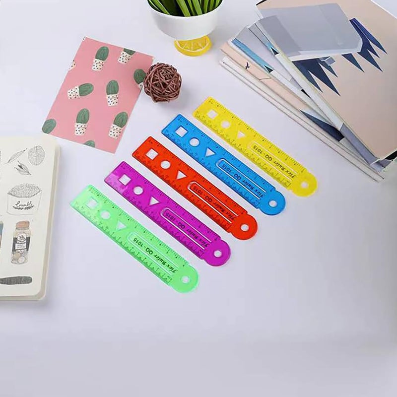 4 Pcs Flexible Ruler Set 15cm 20cm 30cm Bendable Measuring Tool School Office Supplies - Image 3