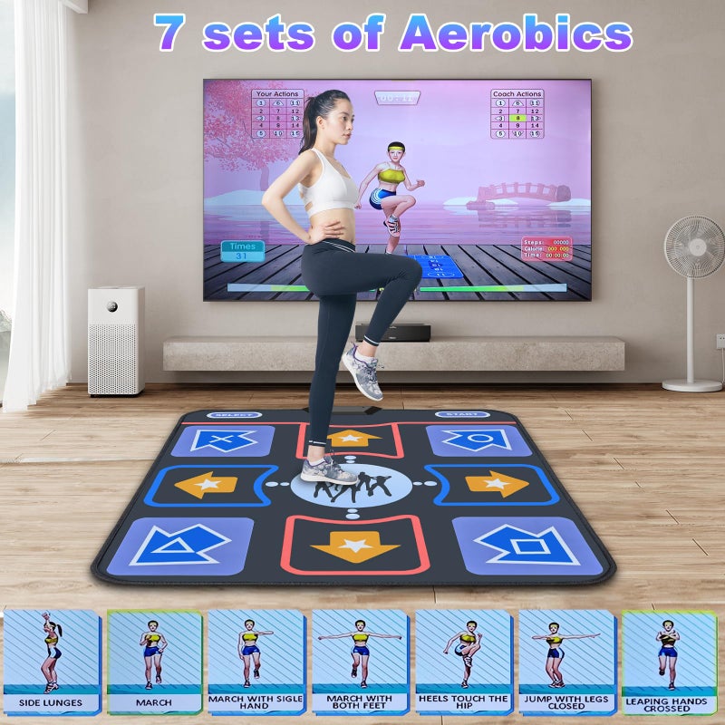 Damcoola Retro TV Game Console for Kids,Kids TV Games with Dance Mat,with 21 AR Gun Shooting Game, 200+ Dance mat Songs,100+ independently Developed Games, Plug and Play,Giftware for Boys & Girls - Image 5