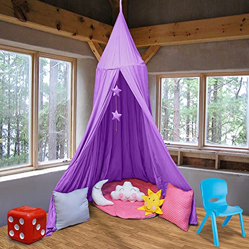 next day art Magic Hanging Canopy Will give Warm and Comfort to Your Kids Room (Light Purple) - Image 4