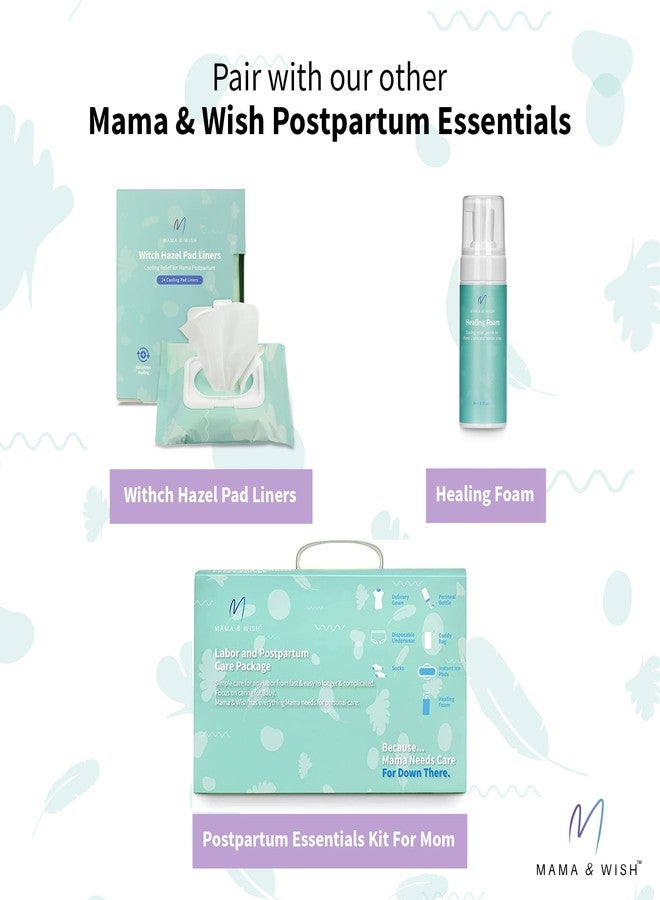 Mama & Wish Sitz Bath Salt Tablets for Postpartum Care | Postpartum Essentials Pack of 10 Sitz Bath for Postpartum Care | Postpartum and Hemorrhoids Recovery | Natural Salts & Minerals Postpartum Bath Soak - Image 5