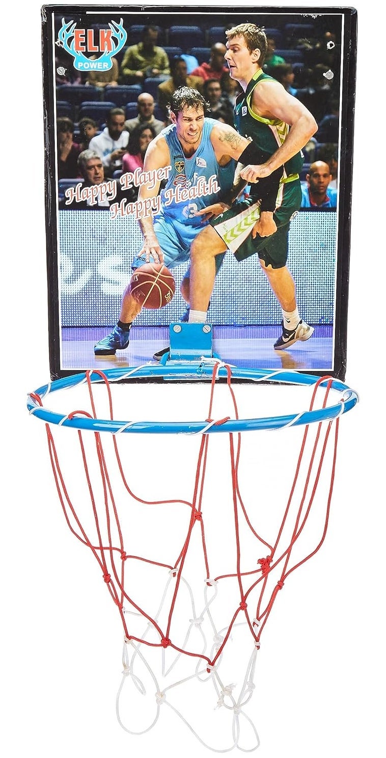 RAISCO حلقة كرة السلة من سبورتس أوديوغ مع شبكة (برتقالي) - Image 2