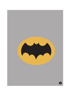 RKN Batman Metal Plate Poster Multicolour 15x20centimeter 