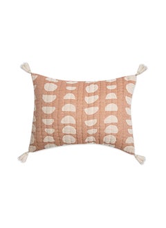 Crane BABY Jacquard Pillow Cover Copper Moon Phase  - Image 1