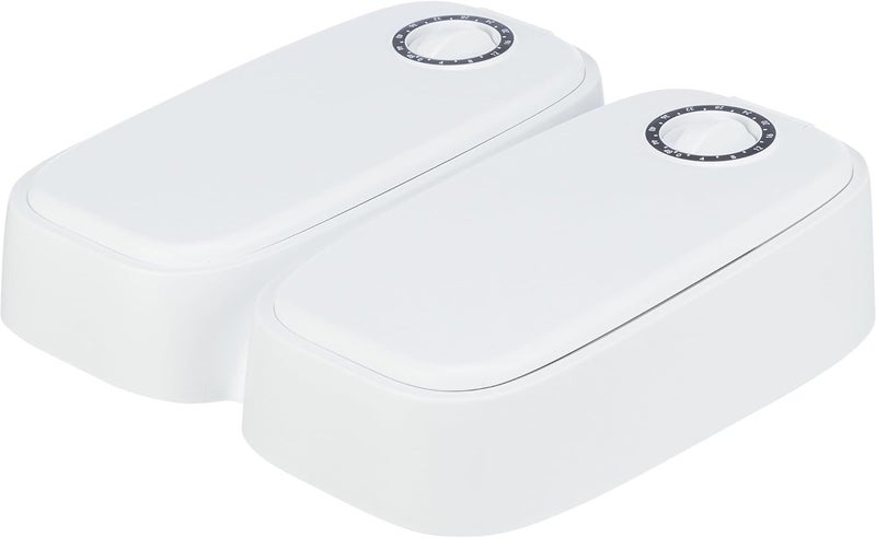 TRIXIE TX2 موزع طعام تلقائي حجرة مزدوجة مؤقت مزدوج مؤقت 48 ساعة يعمل بالبطارية أبيض - Image 1