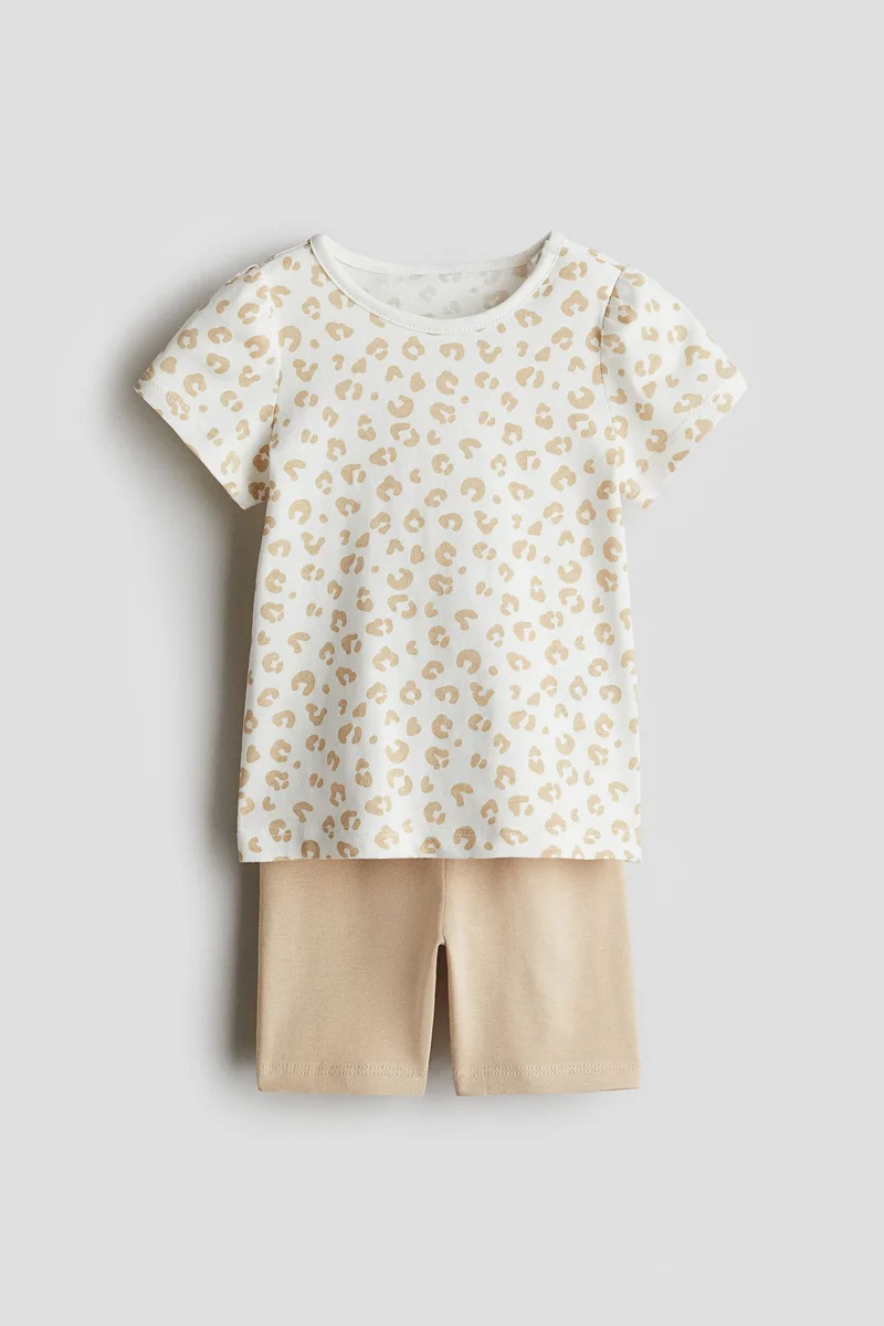 H&M 2-piece cotton jersey set