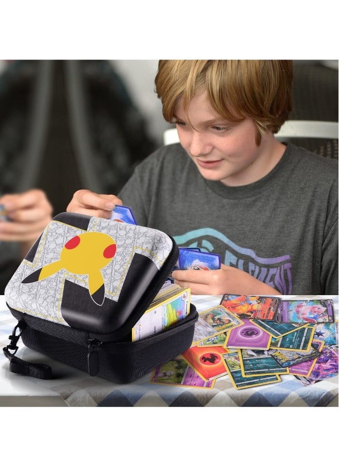 NIBEMINENT - Carrying Case Compatible With PTCG Trading Card，MTG And Pokémon Cards, Etc., Can Hold More Than 400 Cards, A Great Gift For Kids - Image 1