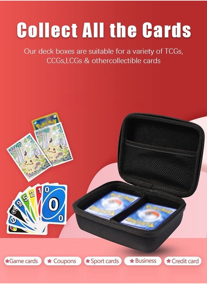 NIBEMINENT - Carrying Case Compatible With PTCG Trading Card，MTG And Pokémon Cards, Etc., Can Hold More Than 400 Cards, A Great Gift For Kids - Image 1