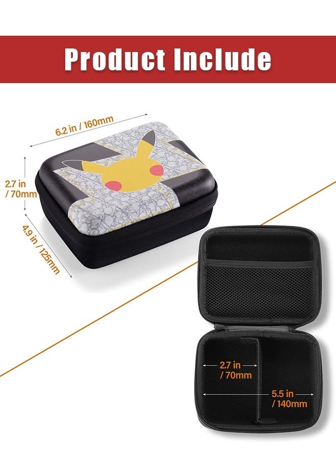 NIBEMINENT - Carrying Case Compatible With PTCG Trading Card，MTG And Pokémon Cards, Etc., Can Hold More Than 400 Cards, A Great Gift For Kids - Image 1