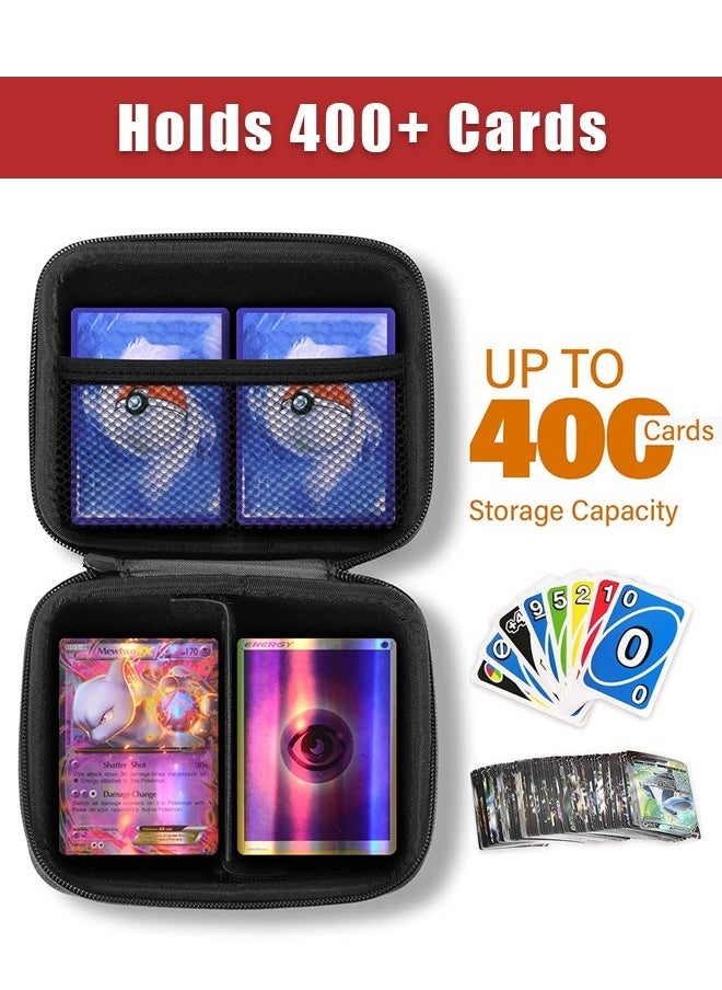 NIBEMINENT - Carrying Case Compatible With PTCG Trading Card，MTG And Pokémon Cards, Etc., Can Hold More Than 400 Cards, A Great Gift For Kids - Image 1