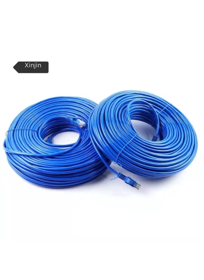 Generic Super Class 5 Finished Network Cable Computer Jumper Unshielded Network Cable CAT5E Network Broadband Line Router Line-Color:Blue-Line Length:70 Meters (actual Meters 56 Meters)  - Image 3