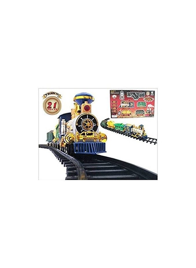 Train Toys for Kids with Track Big Size Battery Operated Model Set | Train with Remote Control Smoke Sound Light  - Image 3