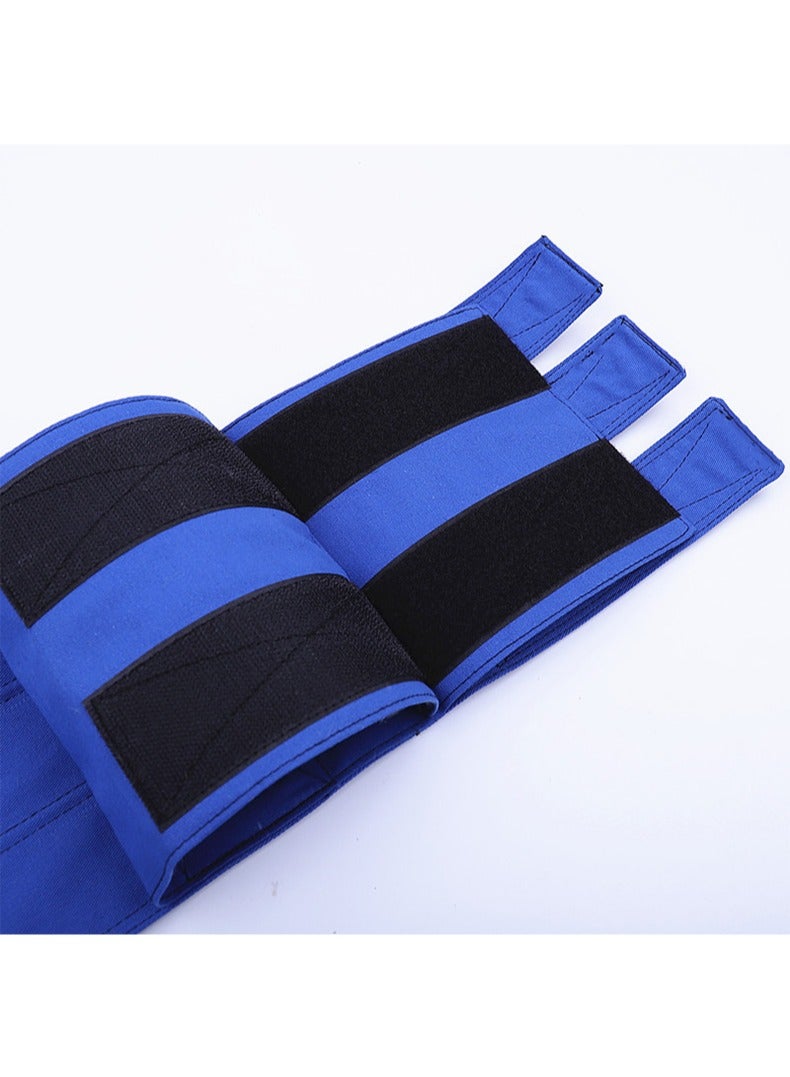 Wheelchair Leg Restraint, Restraint Footrest for Wheelchair, Safety Transport Foot Support Belt Straps Adjustable for Elderly and Disabled Accessories, Medical Foot Support Belt(Blue) - Image 4