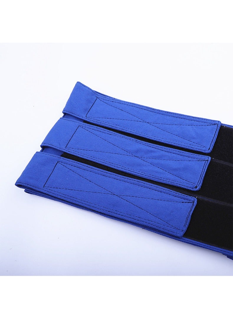 Wheelchair Leg Restraint, Restraint Footrest for Wheelchair, Safety Transport Foot Support Belt Straps Adjustable for Elderly and Disabled Accessories, Medical Foot Support Belt(Blue) - Image 5