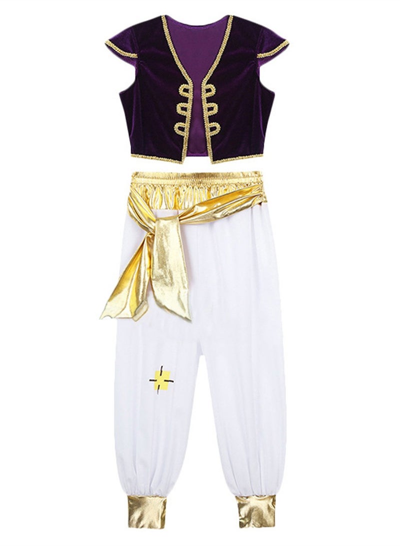 Movie Aladdin Magic Lamp cos costume Aladdin Prince cosplay costume - Image 1