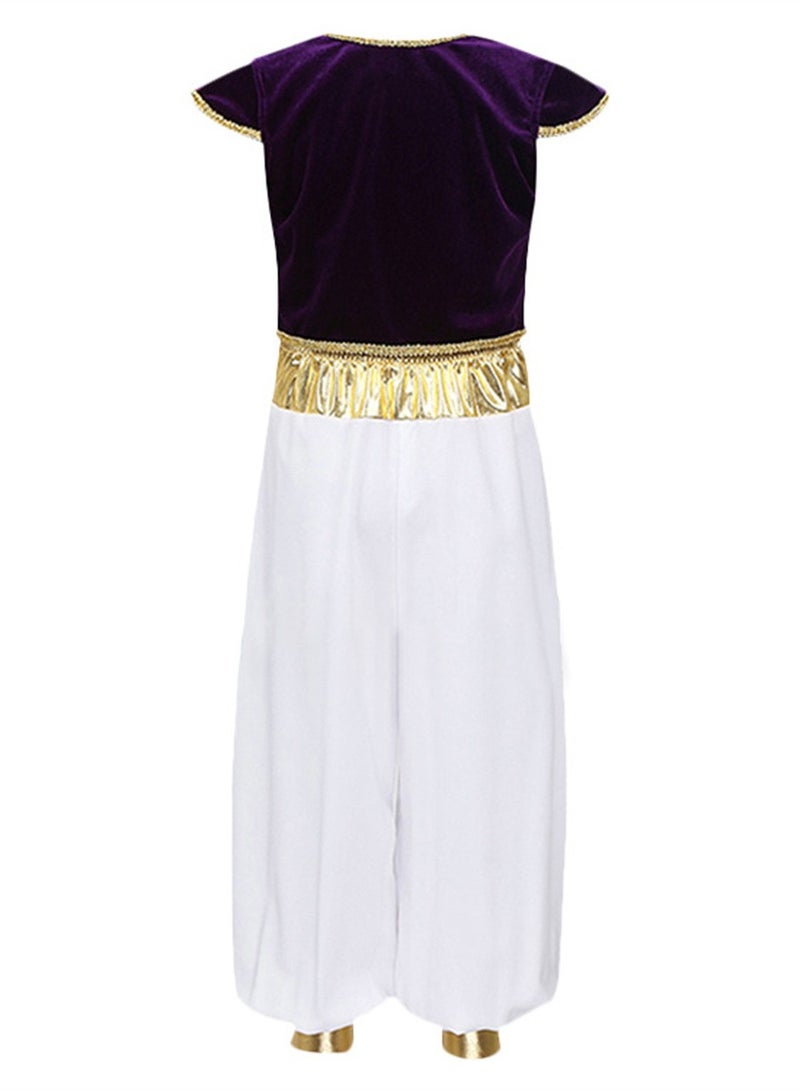 Movie Aladdin Magic Lamp cos costume Aladdin Prince cosplay costume - Image 4