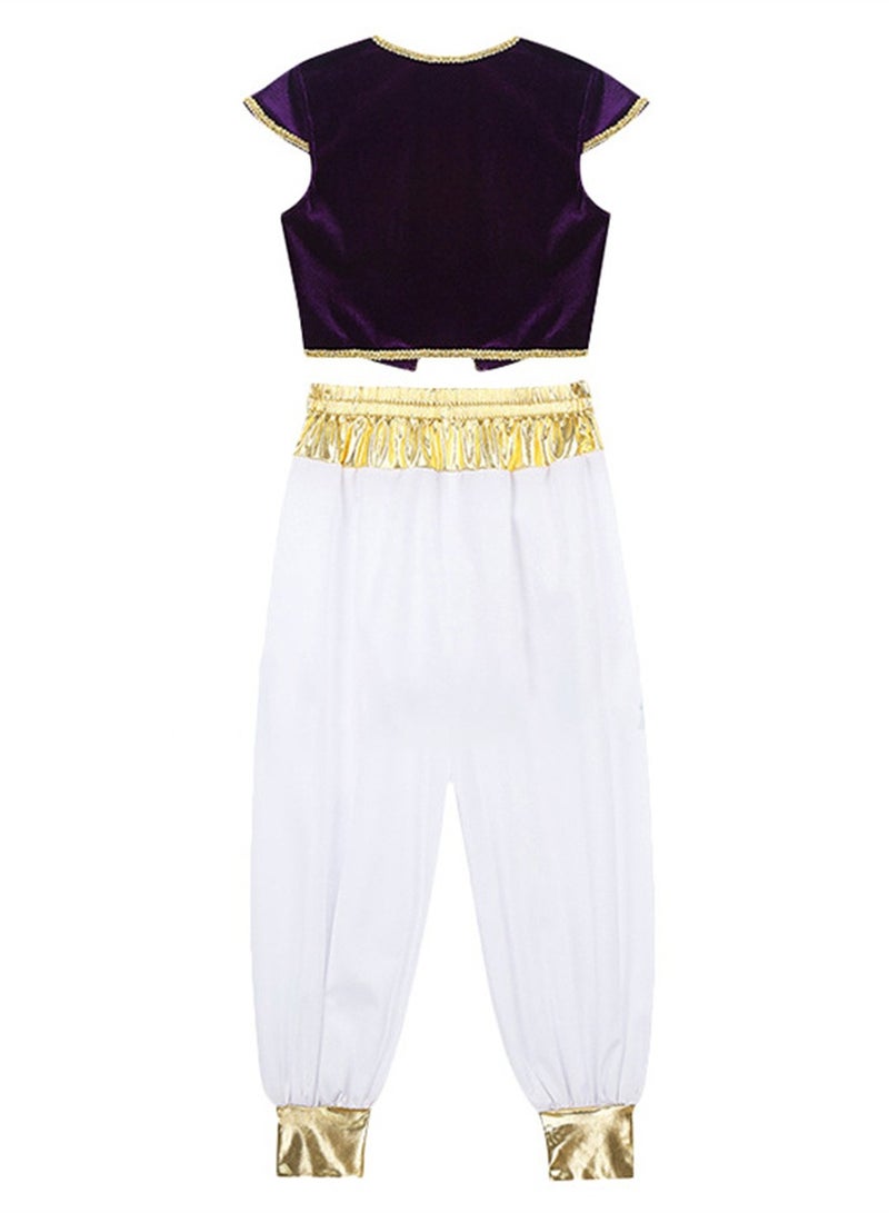 Movie Aladdin Magic Lamp cos costume Aladdin Prince cosplay costume - Image 3