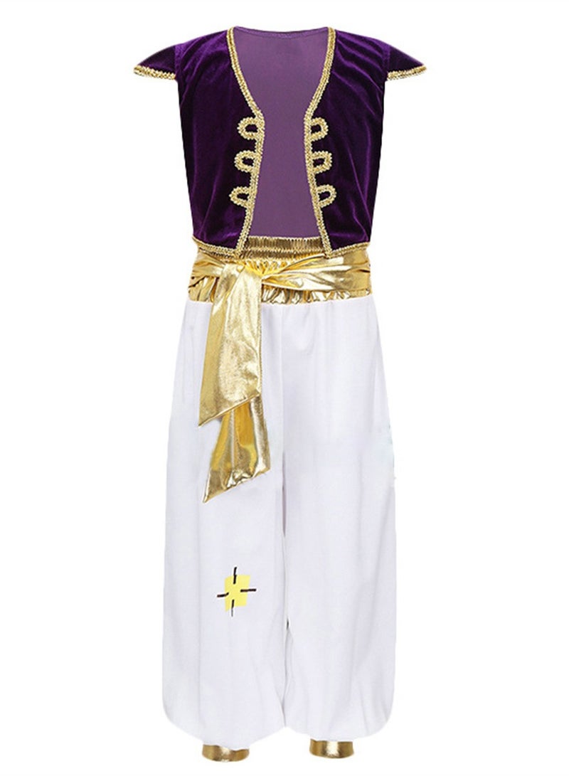 Movie Aladdin Magic Lamp cos costume Aladdin Prince cosplay costume - Image 2