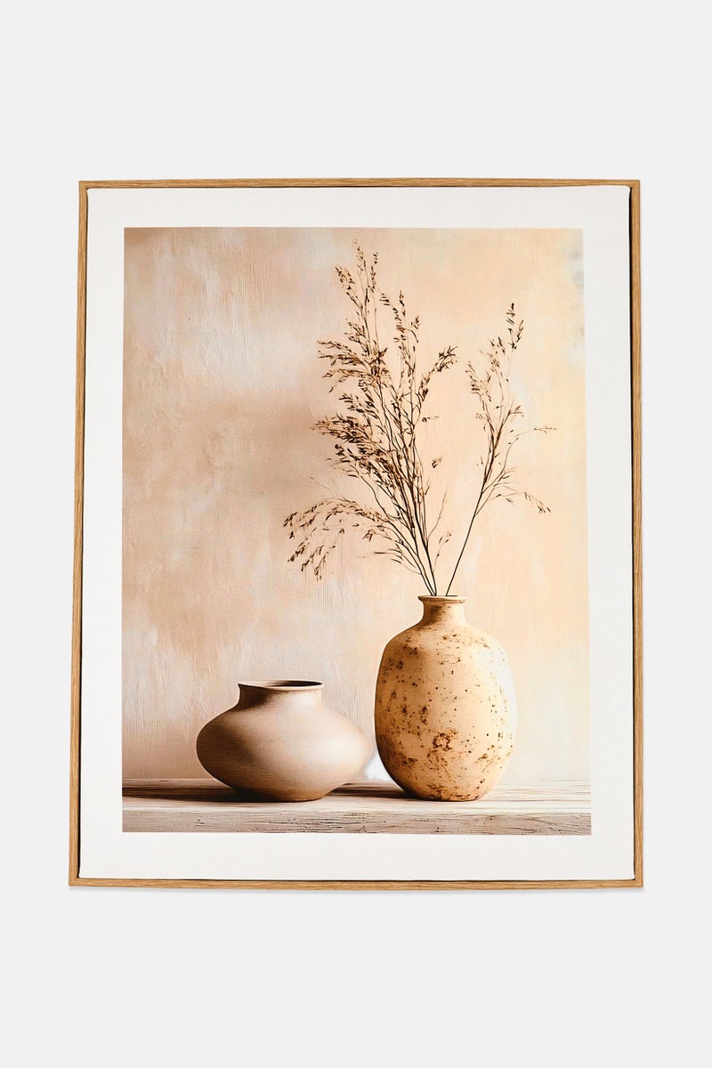 Bebe Home Decorative Wall Art, Beige - Image 1