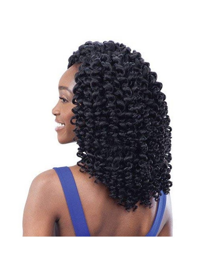 Freetress Reetress Synthetic Hair Crochet Braids 2X Ringlet Wand Curl (6Pack 1B) - Image 5