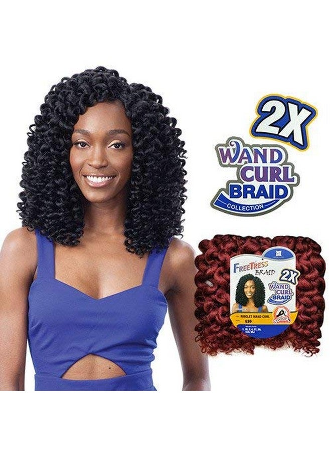 Freetress Reetress Synthetic Hair Crochet Braids 2X Ringlet Wand Curl (6Pack 1B) - Image 4