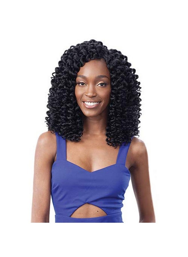 Freetress Reetress Synthetic Hair Crochet Braids 2X Ringlet Wand Curl (6Pack 1B) - Image 1