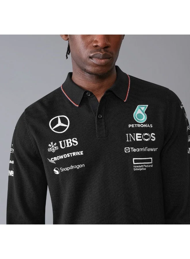 MAPF1 RP MENS KNIT LS POLO