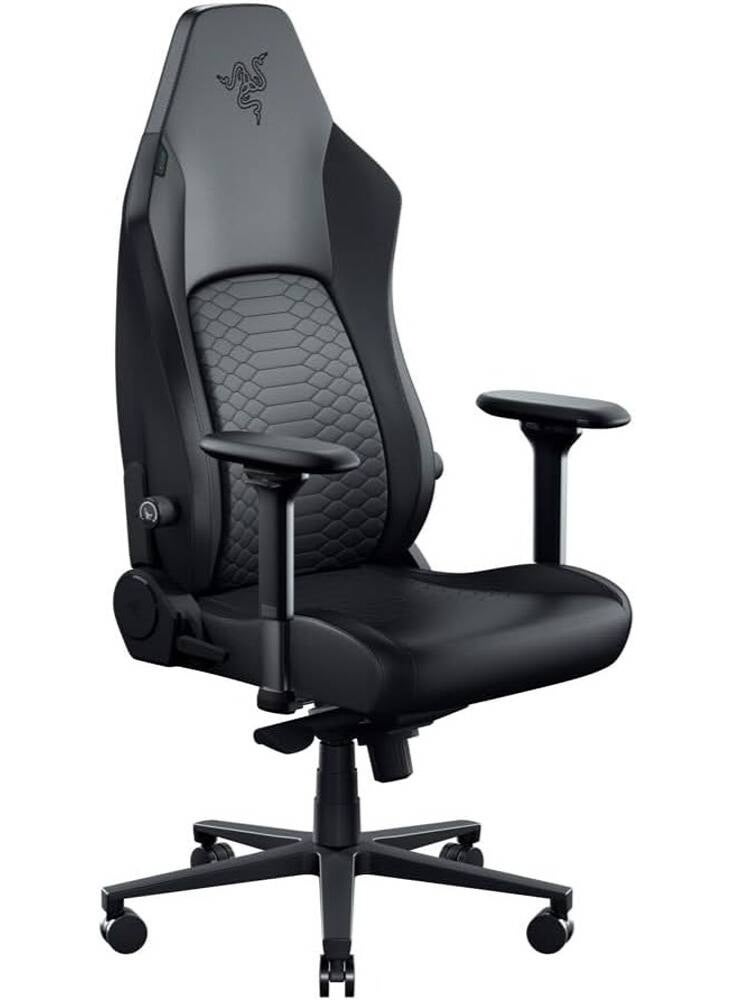 RAZER Iskur V2 NewGen Ergonomic Gaming Chair, HyperFlex 360° Adjustable Lumbar Support, Gen-2 EPU Leather with CoolTouch, 4D Armrests, 153° Recline, Dual-Density Cold-Cured Foam, Steel Frame, High Back, 136kg Capacity, Black | RZ38-04900800-R3G1 - Image 4