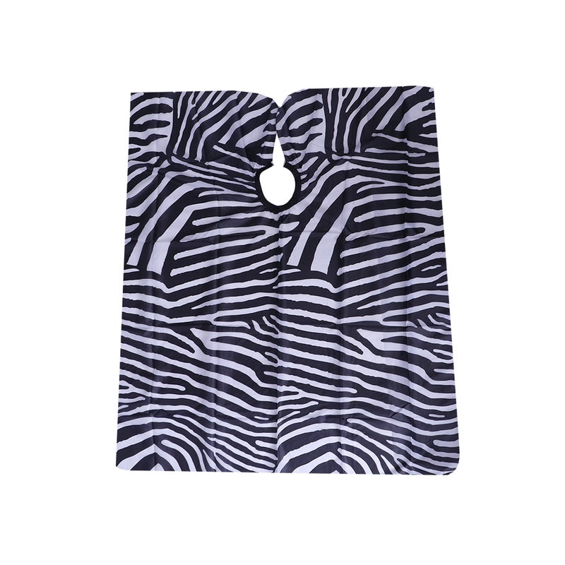 Zebra Print Barber Hair Beauty Salon Cape Hairdressing Gown - Image 1