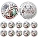 Highergo 250th Anniversary Commemorative Coins USA Eagle and Patriotic Symbols Collectible 250 Year Merchandise for Celebration Display Collectors Challenge Coin Gift10 PcsStyle 10 - Image 2