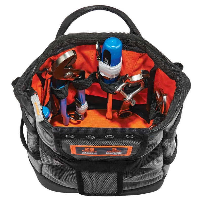 Ergodyne Arsenal 5517 Premium Topped Tool Pouch with Zipper, One Size, Black - Image 4