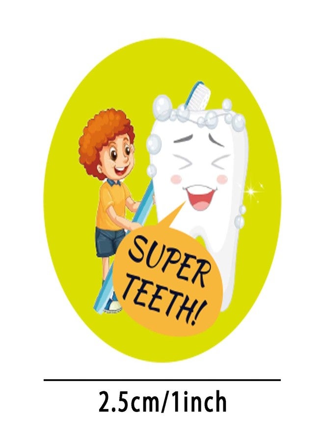 Airgoesin Dental Stickers Assortment - 2 Rolls Includes 1000pcs in 16 Designs Tooth Styles Dental Themed Stickers - Dental Reward, Prizes and Giveaways, Party Favors - Fun Craft Tool - Image 5