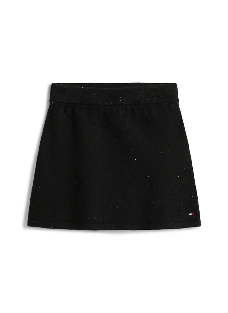 تومي هيلفيغر تنورة بناتي مزينة بالترتر - Image 5