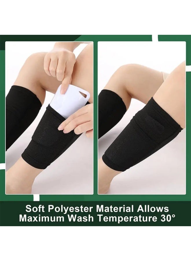 2 PCS Soccer Shin Guards Football Shin Protector Breathable Outdoor Sports Calf Sleeve Protective Gear for Adult - Image 4