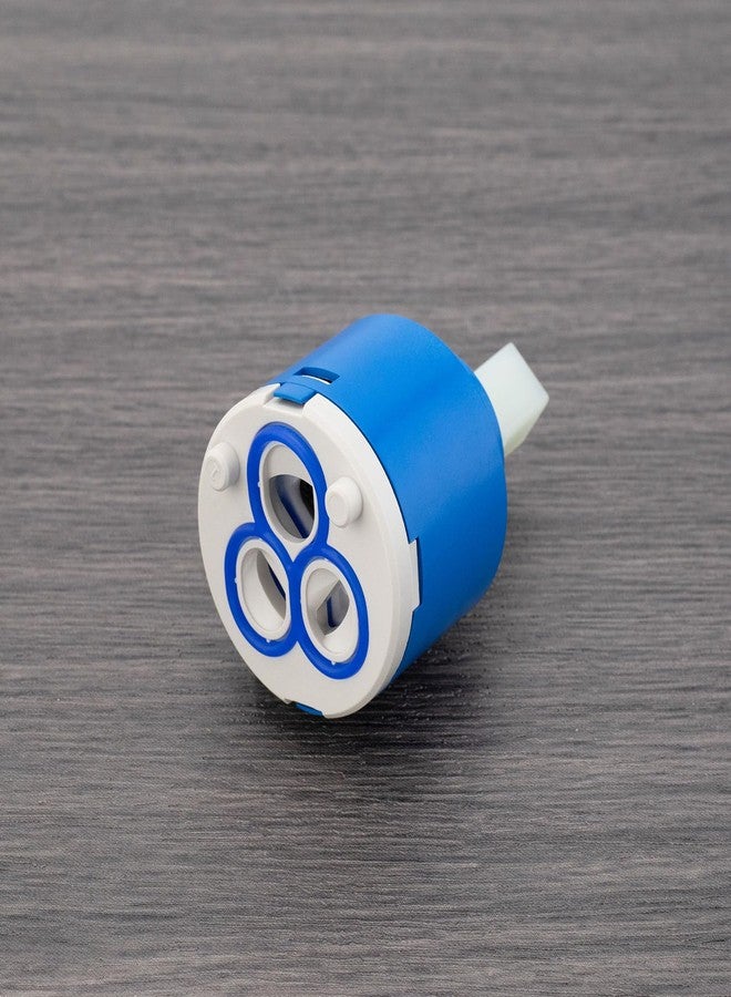 كريت آيديا إنشاء فكرة خرطوشة صنبور بديلة مقاس 40 مم، خرطوشة سيراميك منخفضة الضوضاء، فلتر ثلاثي الطبقات، خرطوشة سيراميك مربعة الساق للمطبخ باللون الأزرق - Image 5