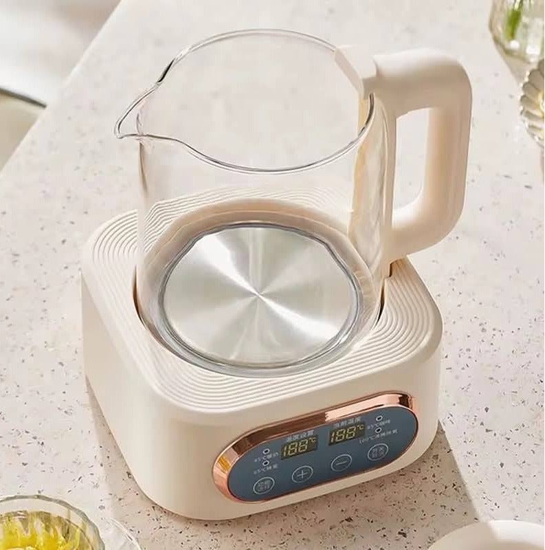 electric kettle, digital kettle, thick glass material, digital touch screen, water temperature control. - Image 3
