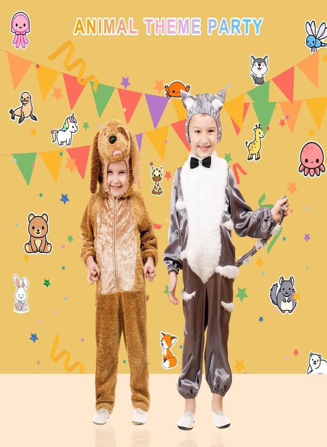 BBPOOL Animal Stickers for Kids, 100PCS Vinyl Stickers Bulk for Waterbottle Laptop Scrapbook Goodie Bags Stuffers for Kids Treasure Chest Prizes Animal Theme Party Decor Back to School Teacher Supplies - Image 4