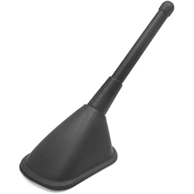 rayihni هوائي زينة خارجي للسيارة بقاعدة لاصقة سوداء بارتفاع 3.7 بوصة - Image 1