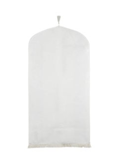 MANASEK Prayer Mat from the Eylul collection with a bag from the local brand Manasek | Saudi products | Made of polyester, cotton, and soft double chenille fabric, comfortable and practical - 70 x 120 cm  - Image 2