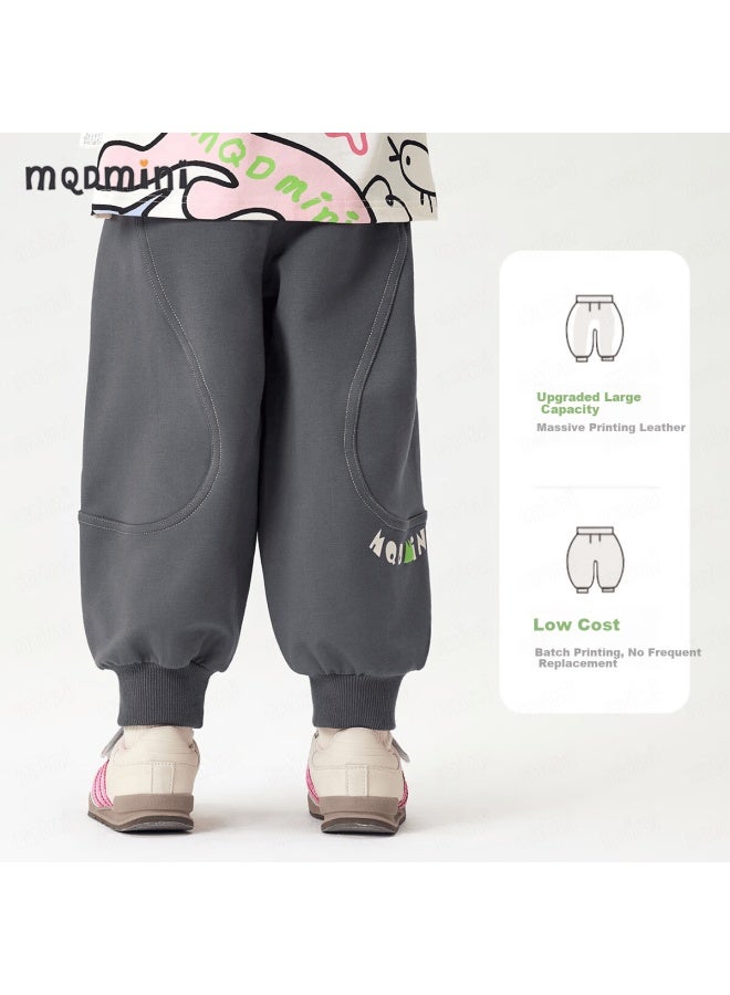 Mqdmini Kids Pants Spring Boys Girls Sweatpants Loose Jogger Casual Outdoor Sports Pants For Toddlers And Children
