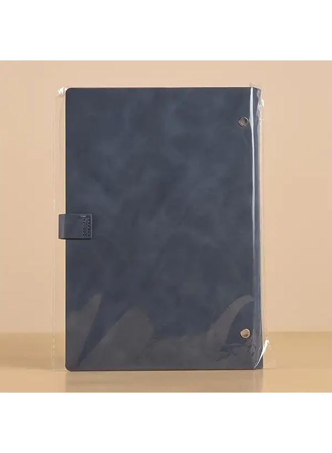 Grey Vintage Style A5 Loose Leaf Notebook With Color Changing PU Cover - Image 5