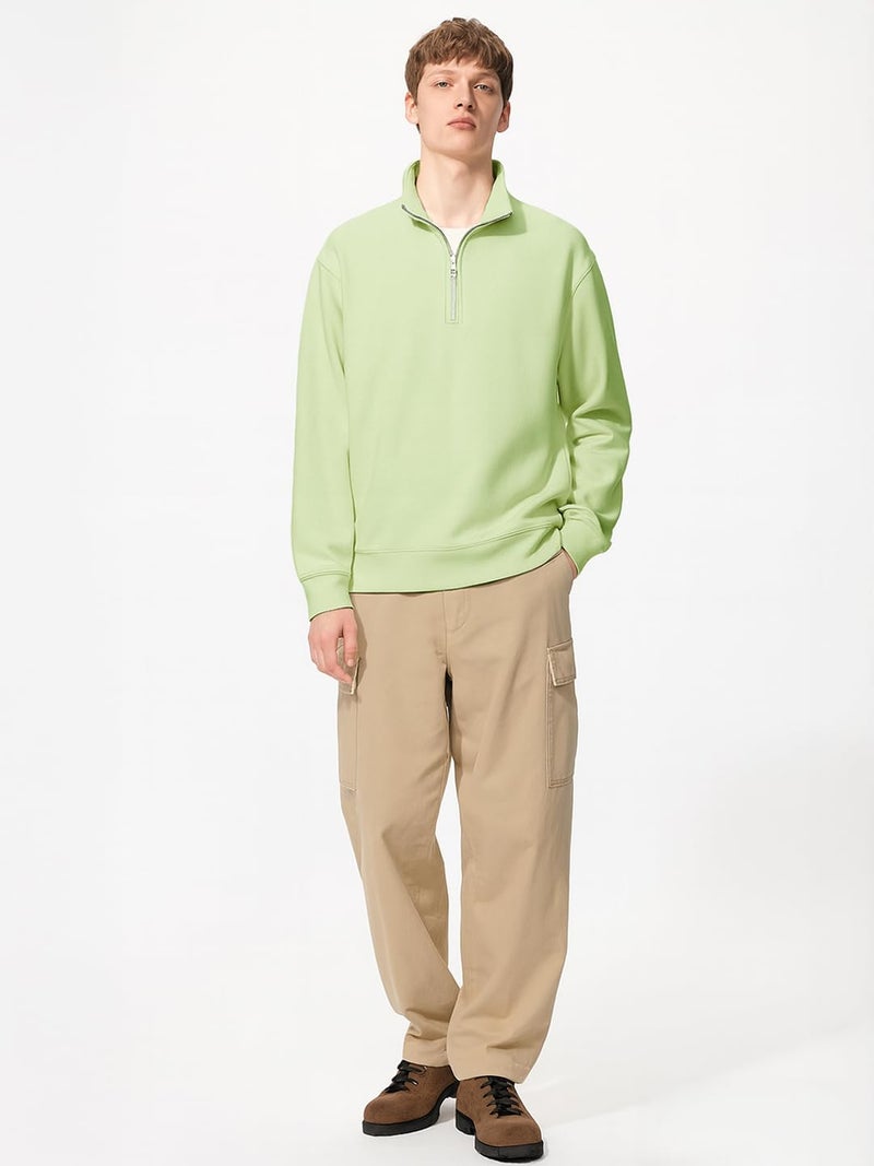 Nobero Men Regular Solid Sweatshirt(1M-TWSS-R0032-CO6_Cool Matcha_2XL) - Image 2