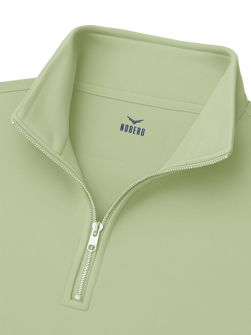 Nobero Men Regular Solid Sweatshirt(1M-TWSS-R0032-CO6_Cool Matcha_2XL) - Image 4