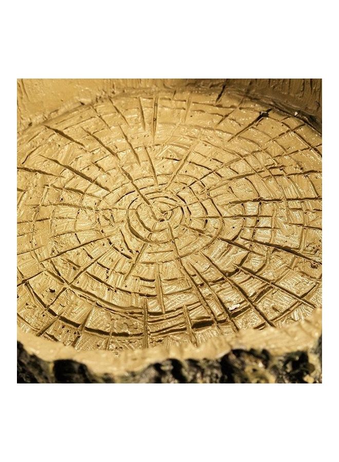 NIBEMINENT Reptile Feeding Bowl Brown 10.5cm - Image 3